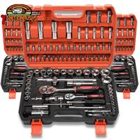 94pcs 1/4 & 1/2 Socket Ratchet Spanner Bit Set with Case FREE NEXT DAY