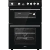 Hisense HDE3211BIBUK 60cm Free Standing Electric Cooker with Induction Hob