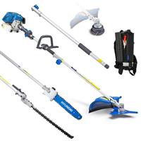 Petrol Garden Multi Tool 52cc 5 in 1 Chainsaw, Strimmer, Hedge Trimmer Hyundai