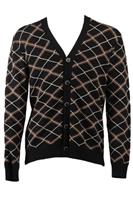 BARENA MEN'S WOOL CARDIGAN MEDIUM - M Regular