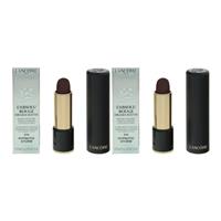Lancome L'Absolu Rouge Drama Matte Lipstick 3.4g 514 Hypnotic Storm x 2