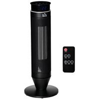 HOMCOM Tower Space Electric Heater with Oscillation Remote Control Timer