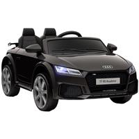 HOMCOM 12V Battery Licensed Audi TT RS Ride-On Car w/ Headlight, Black