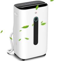 HOMCOM 20L/Day Quiet Air Dehumidifier with Purifier, Timer, for Home Laundry