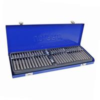 US PRO Bit Set Hex Spline Torx 58pc 3/8 & 1/2 Adaptor Deep and Shallow 1362