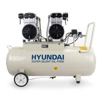 Hyundai Electric Air Compressor Oil Free Low Noise 1500W 10.6CFM 145psi 4hp 100L
