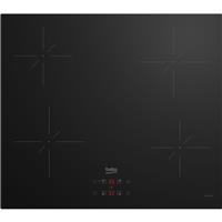 Beko HII64401QT 59cm 4 Burners Induction Hob Black