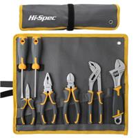 Pliers, Screwdrivers & Wrench Hand Tool Kit Set DIY Tools Hi-Spec 7pc