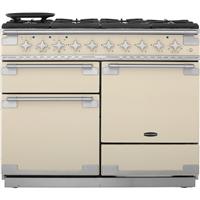 Rangemaster ELS110DFFCR Elise 109cm Dual Fuel Range Cooker 6 Burners Cream A/A