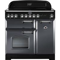 Rangemaster CDL90EISL/C Classic Deluxe 90cm Electric Range Cooker 5 Burners A/A