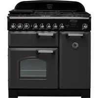 Rangemaster CDL90DFFSL/C Classic Deluxe 90cm Dual Fuel Range Cooker 5 Burners