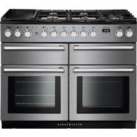 Rangemaster NEXSE110DFFSS/C Nexus SE 110cm Dual Fuel Range Cooker 7 Burners