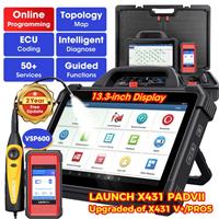 LAUNCH X431 PAD VII PRO 5 V+OBD2 Scanner Diagnostic Tool Coding programming