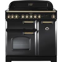 Rangemaster CDL90ECCB/B Classic Deluxe 90cm Electric Range Cooker 5 Burners A/A
