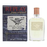 Replay Jeans Original! For Him Eau de Toilette 50ml Spray For Him
