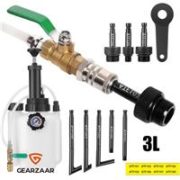 3L Transmission Oil Filling System Fluid Pump Manual Tool With 8pc ATF Adaptors