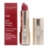 Clarins Joli Rouge Velvet Matte & Moisturizing Lipstick 754V Deep Red 3.5g