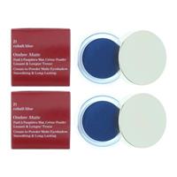 Clarins Ombre Matte Cream to Powder Eye Shadow 21 Cobalt Blue 7g x 2