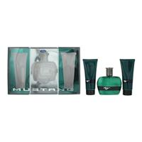 Mustang Green Eau de Toilette 100ml, Aftershave Balm 100ml + Body Wash 100ml
