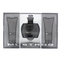 Mustang Black Eau de Toilette 100ml, Aftershave Balm 100ml + Body Wash 100ml