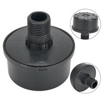 Air Compressor Intake Filter Silencer 20mm Diameter Plastic Black/Clinker Body
