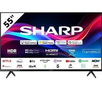 Sharp 4T-C55GJ4125K Dolby Audio 4K Ultra HD LED 55'' Smart Roku TV - Black A