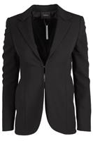 AKRIS BLACK WOOL BLAZER US 2 UK 6 - XS Regular