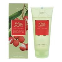 4711 Acqua Colonia Lychee White Mint Shower Gel 200ml For Women
