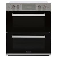 Baumatic BOS243X Built Under 60cm Electric Double Oven Stainless Steel A/A