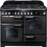 Rangemaster CDL110DFFCB/C Classic Deluxe 109cm Dual Fuel Range Cooker 5 Burners