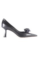 JIMMY CHOO BLACK LEATHER PUMPS EU 40 UK 7 US 10