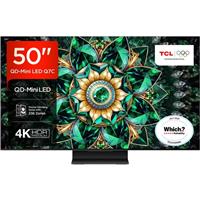 TCL 50Q7C-UK 50 Inch MiniLED 4K Ultra HD Smart TV Bluetooth WiFi