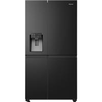 Hisense RS818N4TFC PureFlat 91cm Frost Free American Fridge Freezer Black