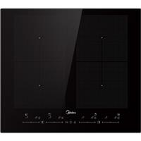 Midea MIH742F558K2 59cm 4 Burners Induction Hob Black