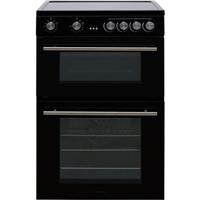 Hisense HDE3211BBUK 60cm Free Standing Electric Cooker with Ceramic Hob Black