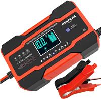 10A Car Battery Charger 12V 24 V by NEXPEAK Pulse Repair Smart 7-Stage Automatic
