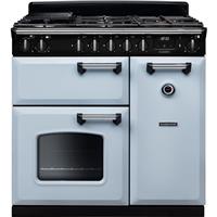 Rangemaster CL90DFPMSB/CM1 Classic 90cm Dual Fuel Range Cooker 5 Burners Misty