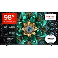 TCL 98Q6C-UK 98 Inch MiniLED 4K Ultra HD Smart TV Bluetooth WiFi