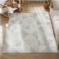 HOMCOM Non-Slip Large Rug for Living Room 170 x 120 cm, Multi-Coloured