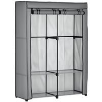 HOMCOM Fabric Wardrobe, 4 Shelves , Refurbished