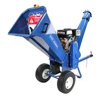 Petrol Wood Chipper 14hp 100mm Cut Electric Start Garden Shredder HYCH1500E-2