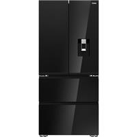 Haier HFKR7819DWGB French Series 7 83cm Frost Free American Fridge Freezer
