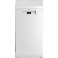 Beko BDFS16031W HygieneShield Dishwasher Slimline 45cm 10 Place White D