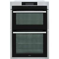 AEG DCE731110M AEG Built In 59cm Electric Double Oven Stainless Steel A/A