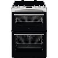 AEG CIX6540ACM 60cm Free Standing Electric Cooker with Zone induction hob Hob