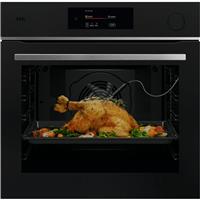 AEG TR7PB731ST 7000 MealAssist Built In 60cm Electric Single Oven Matt Black