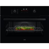 AEG OK6NK40K 6000 CombiQuick Built In 60cm Electric Single Oven Black