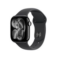 Apple Series 11 42 mm Waterproof Smart Watch GPS (2025) Black Sport Band - S/M