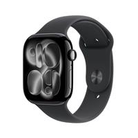 Apple Series 11 46 mm Waterproof Smart Watch GPS (2025) Black Sport Band - S/M