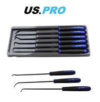 US PRO Pick And Hook Set 6pc Long Reach For O Rings Hoses Clips Seals 5037